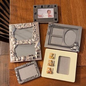 Bundle of 5 Baby Picture Frames